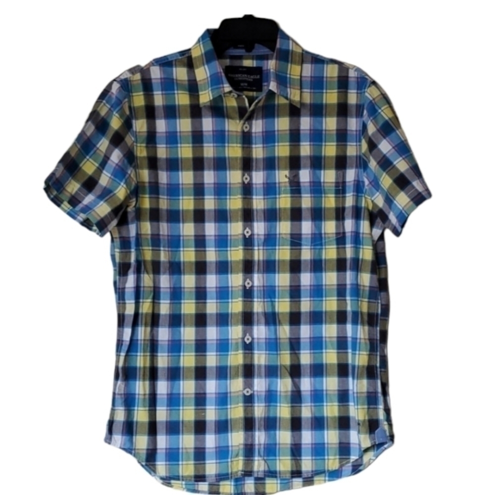 Vintage American Eagle outfitters Mens Button Down vintage fit shirt top sz M